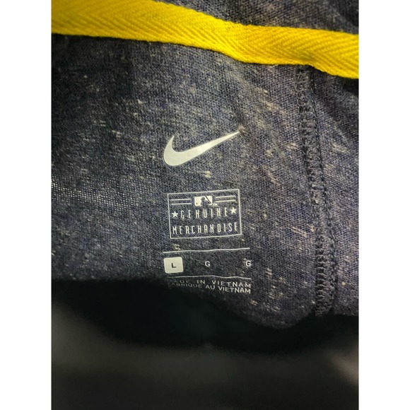 Nike MLB Tampa Bay Devil Rays Men Large Zip Up Hoodie light Jacket Gray Baseball - Picture 3 of 10